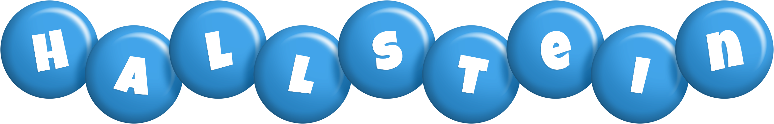 Hallstein candy-blue logo