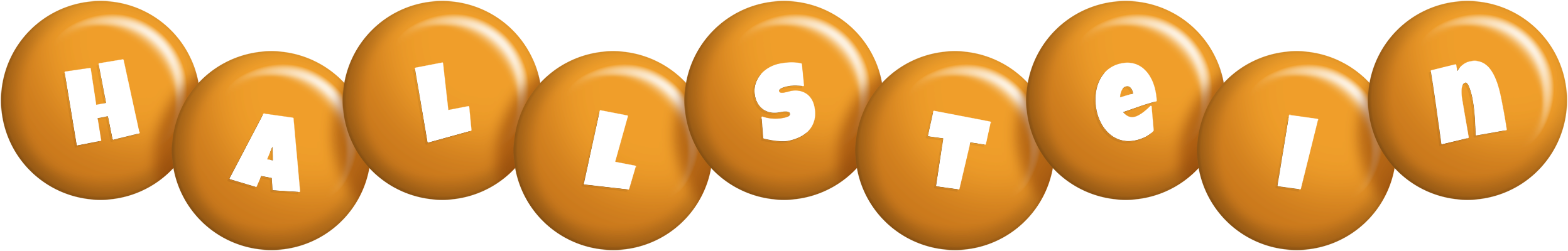 Hallstein candy-orange logo