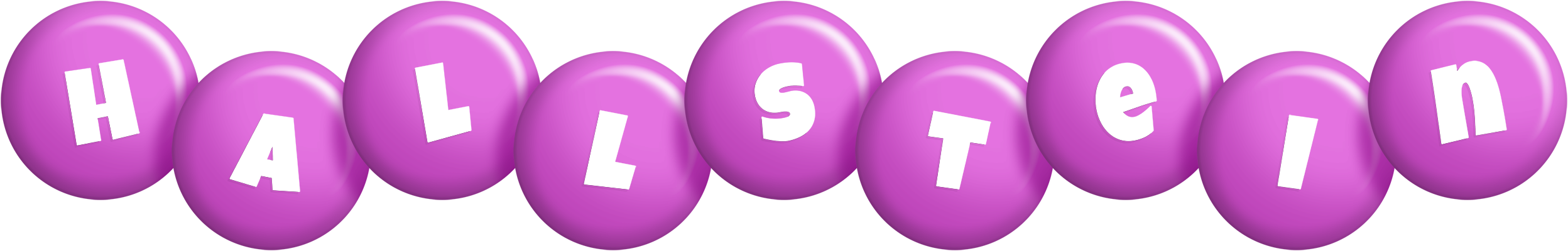 Hallstein candy-purple logo