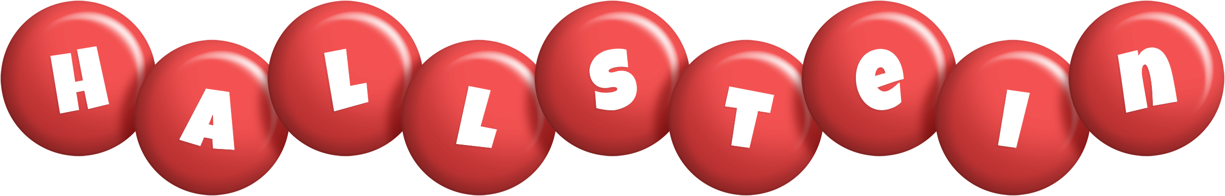 Hallstein candy-red logo
