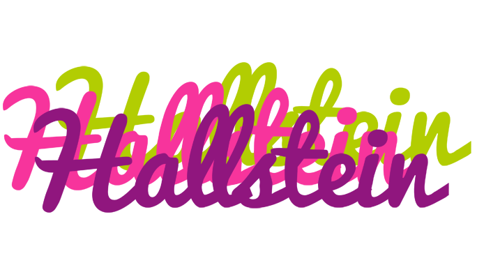 Hallstein flowers logo