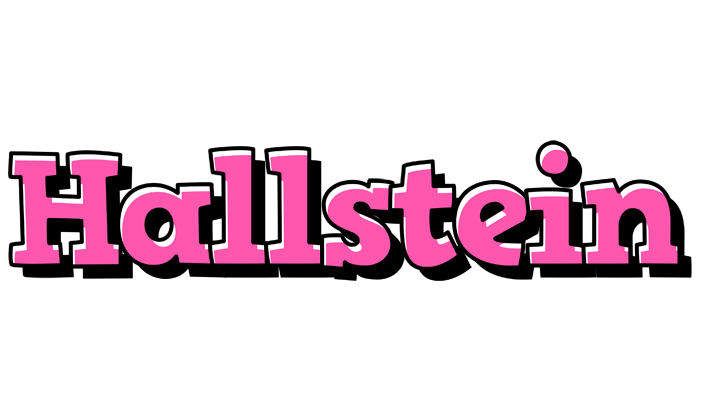 Hallstein girlish logo