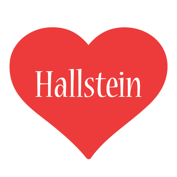Hallstein love logo