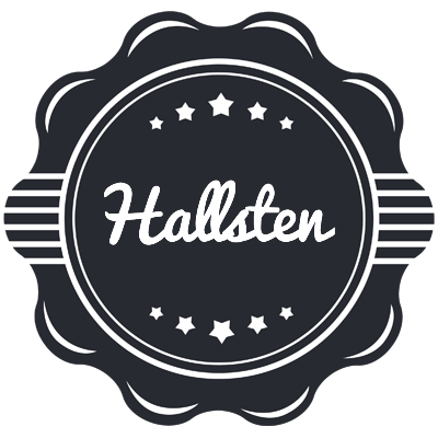 Hallsten badge logo