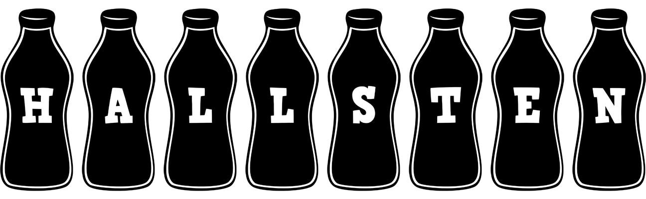 Hallsten bottle logo