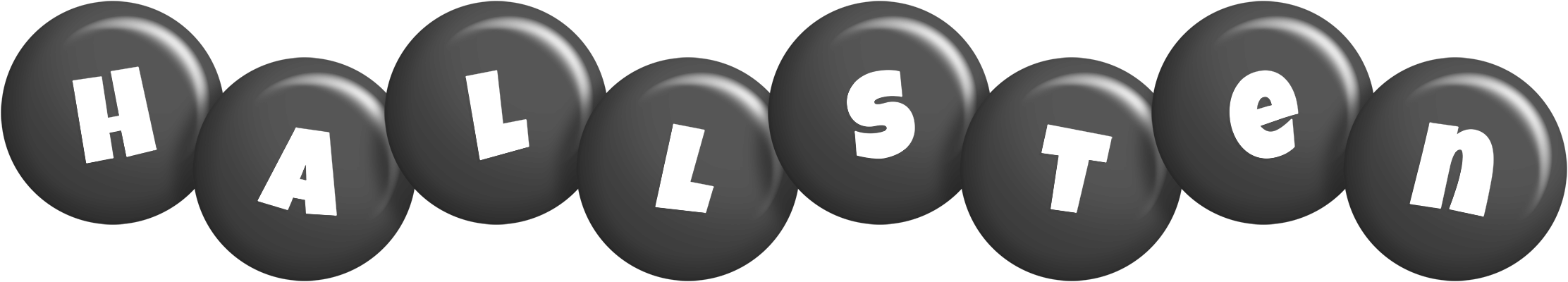 Hallsten candy-black logo