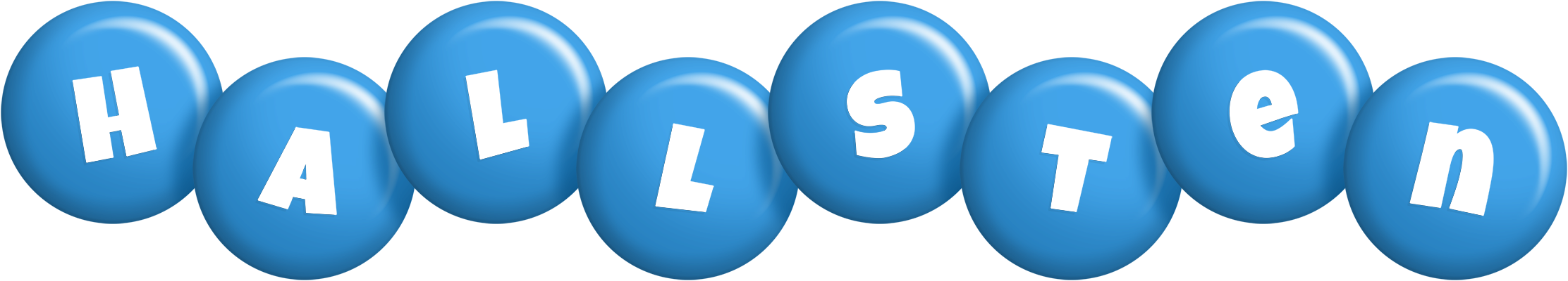 Hallsten candy-blue logo