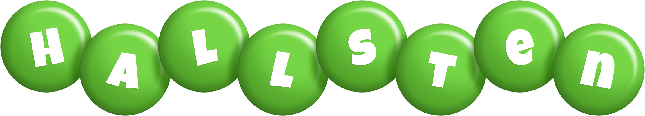 Hallsten candy-green logo