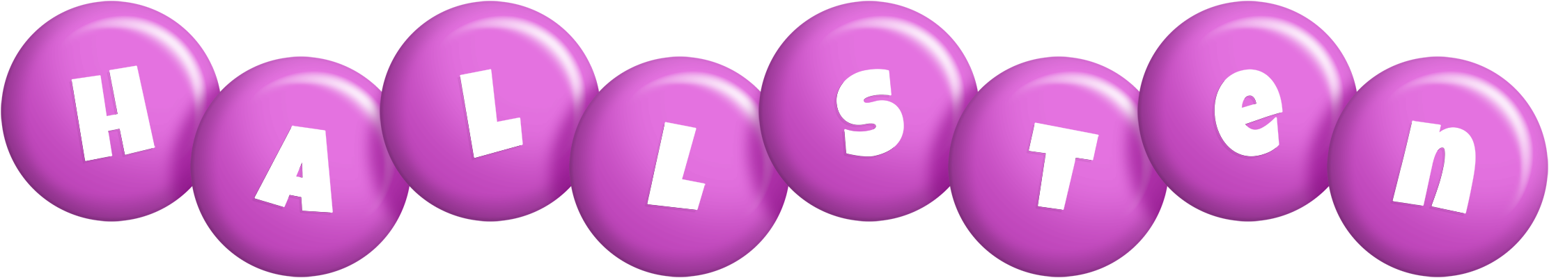 Hallsten candy-purple logo
