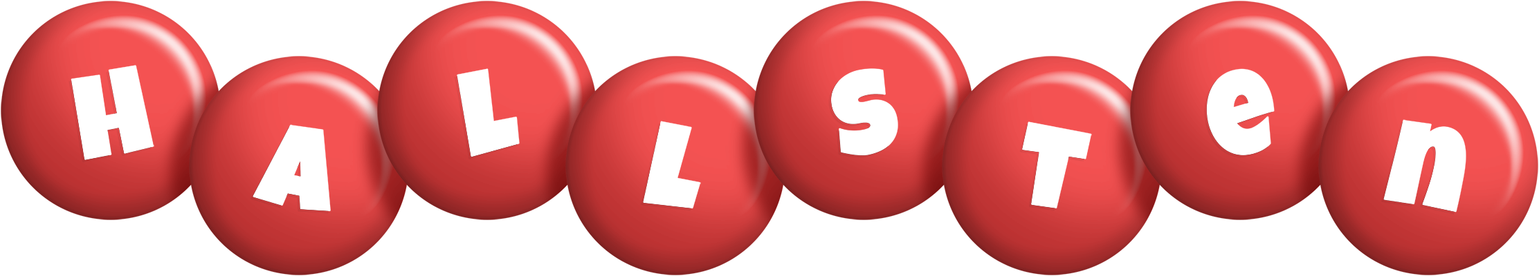 Hallsten candy-red logo