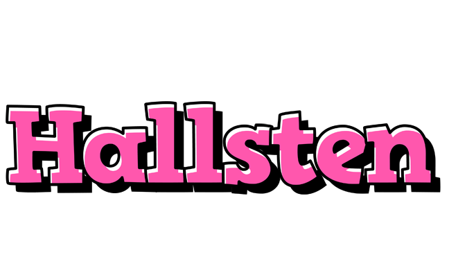 Hallsten girlish logo