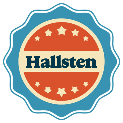 Hallsten labels logo