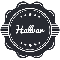 Hallvar badge logo