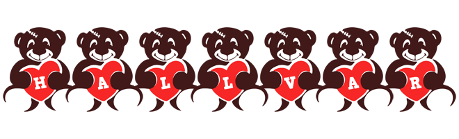 Hallvar bear logo