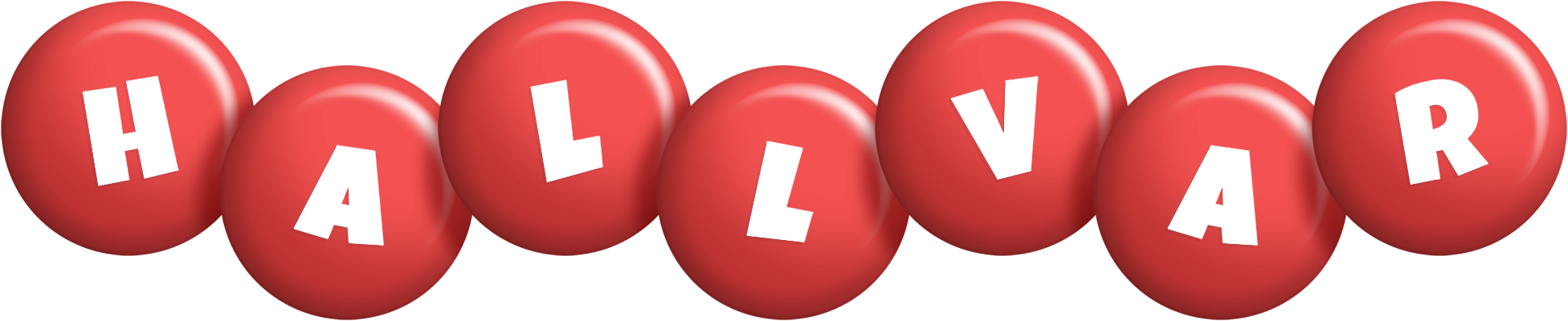 Hallvar candy-red logo