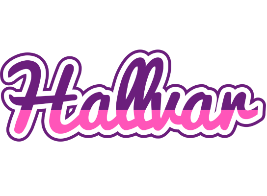Hallvar cheerful logo