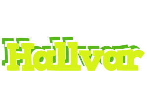 Hallvar citrus logo