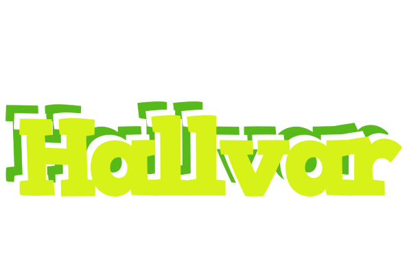 Hallvar citrus logo