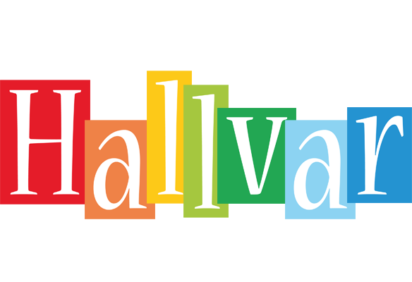Hallvar colors logo