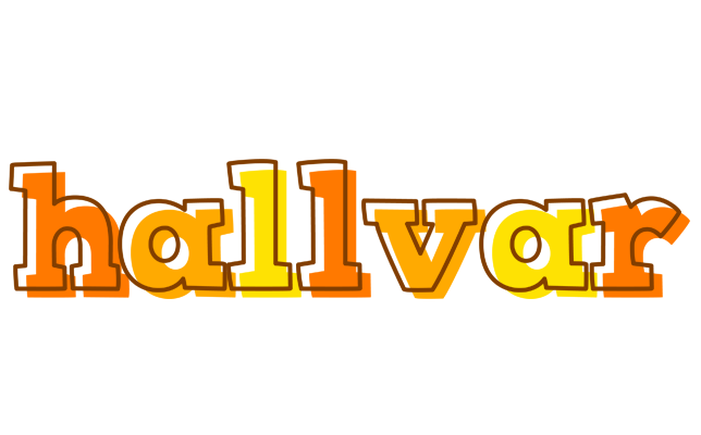 Hallvar desert logo