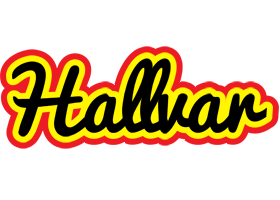 Hallvar flaming logo