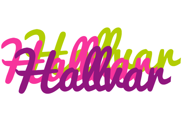 Hallvar flowers logo