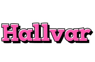 Hallvar girlish logo