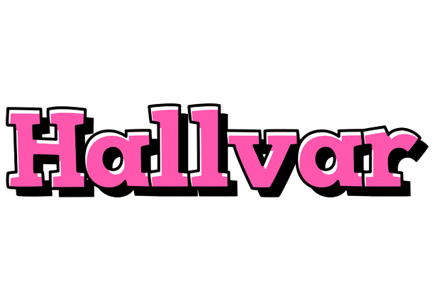 Hallvar girlish logo
