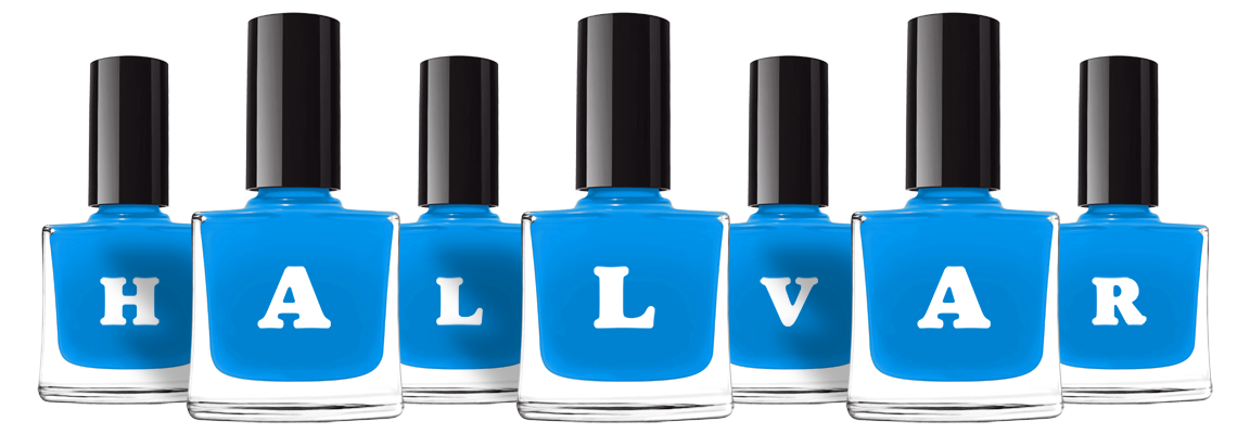 Hallvar glossy logo