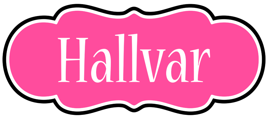 Hallvar invitation logo