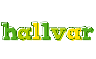 Hallvar juice logo