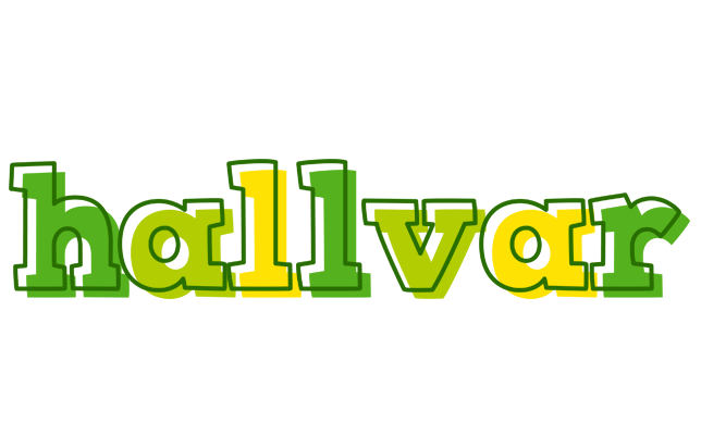 Hallvar juice logo