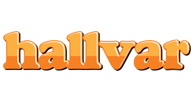 Hallvar orange logo