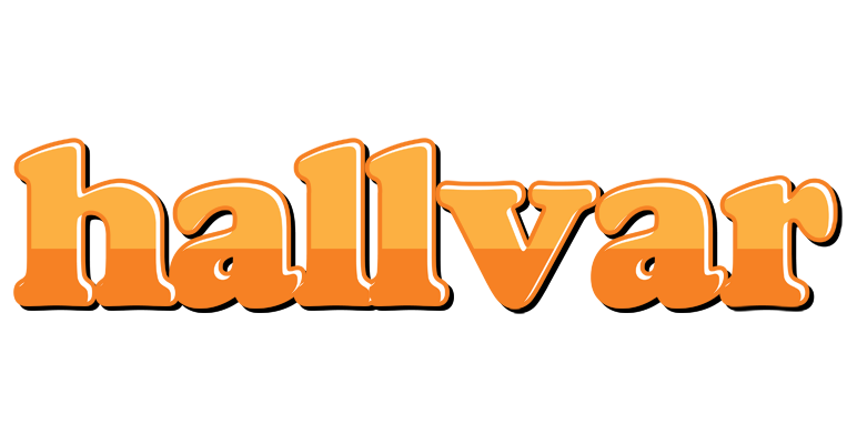 Hallvar orange logo