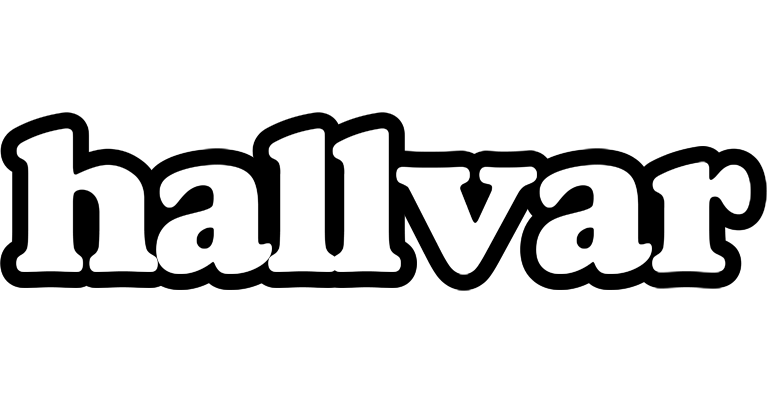 Hallvar panda logo