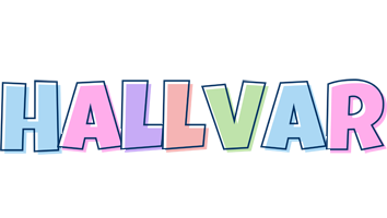 Hallvar pastel logo