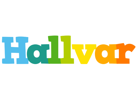 Hallvar rainbows logo