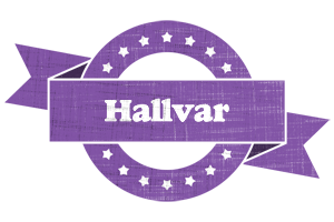 Hallvar royal logo