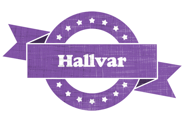 Hallvar royal logo