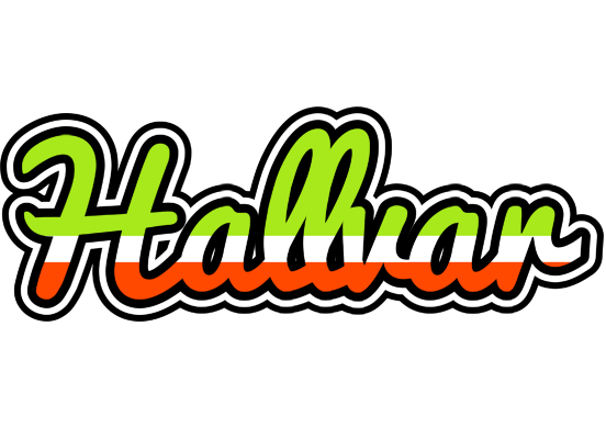 Hallvar superfun logo
