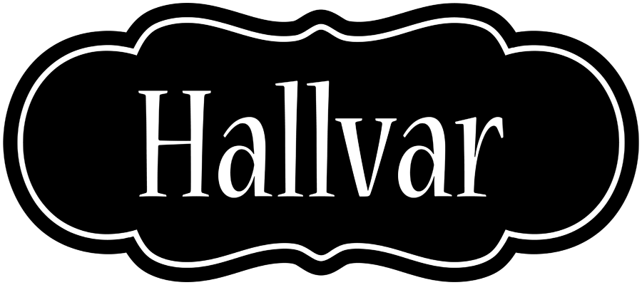 Hallvar welcome logo