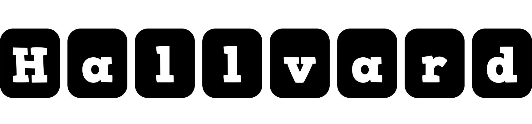 Hallvard box logo