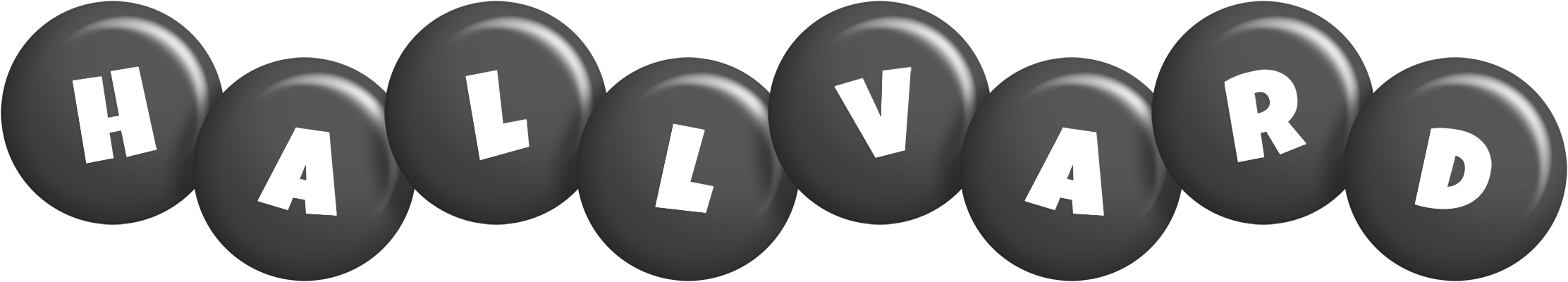 Hallvard candy-black logo