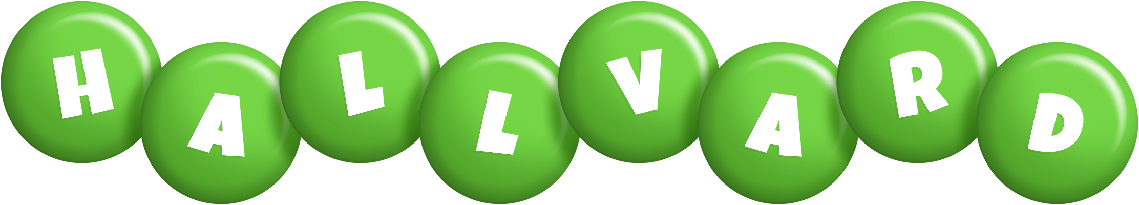 Hallvard candy-green logo