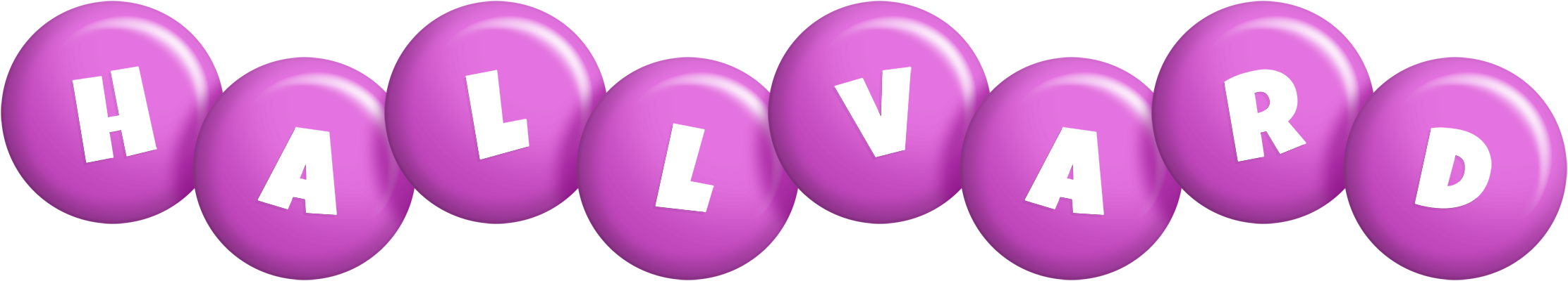Hallvard candy-purple logo