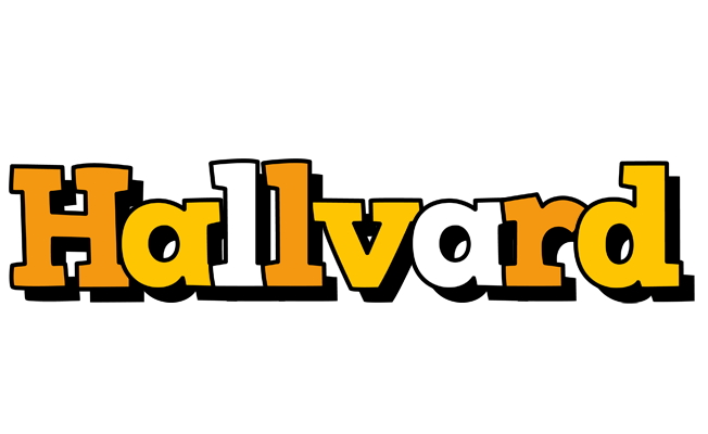 Hallvard cartoon logo