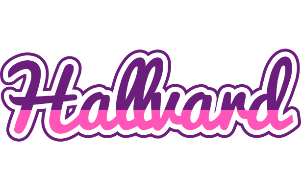 Hallvard cheerful logo