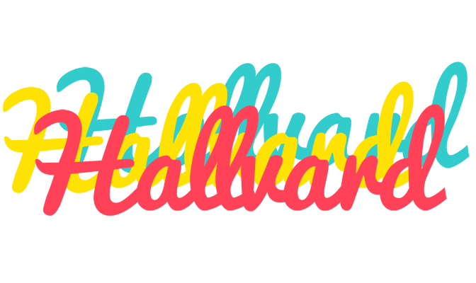 Hallvard disco logo