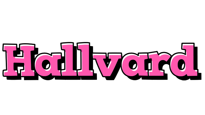 Hallvard girlish logo