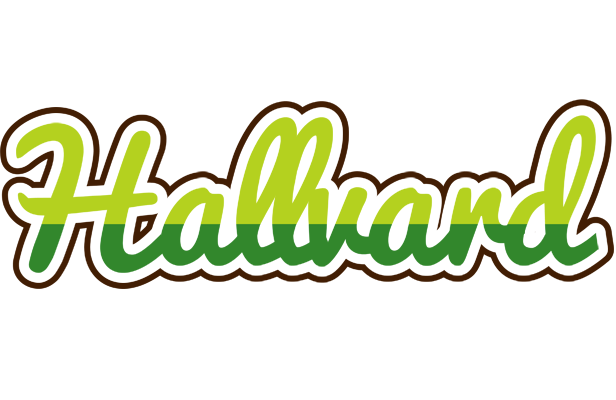 Hallvard golfing logo